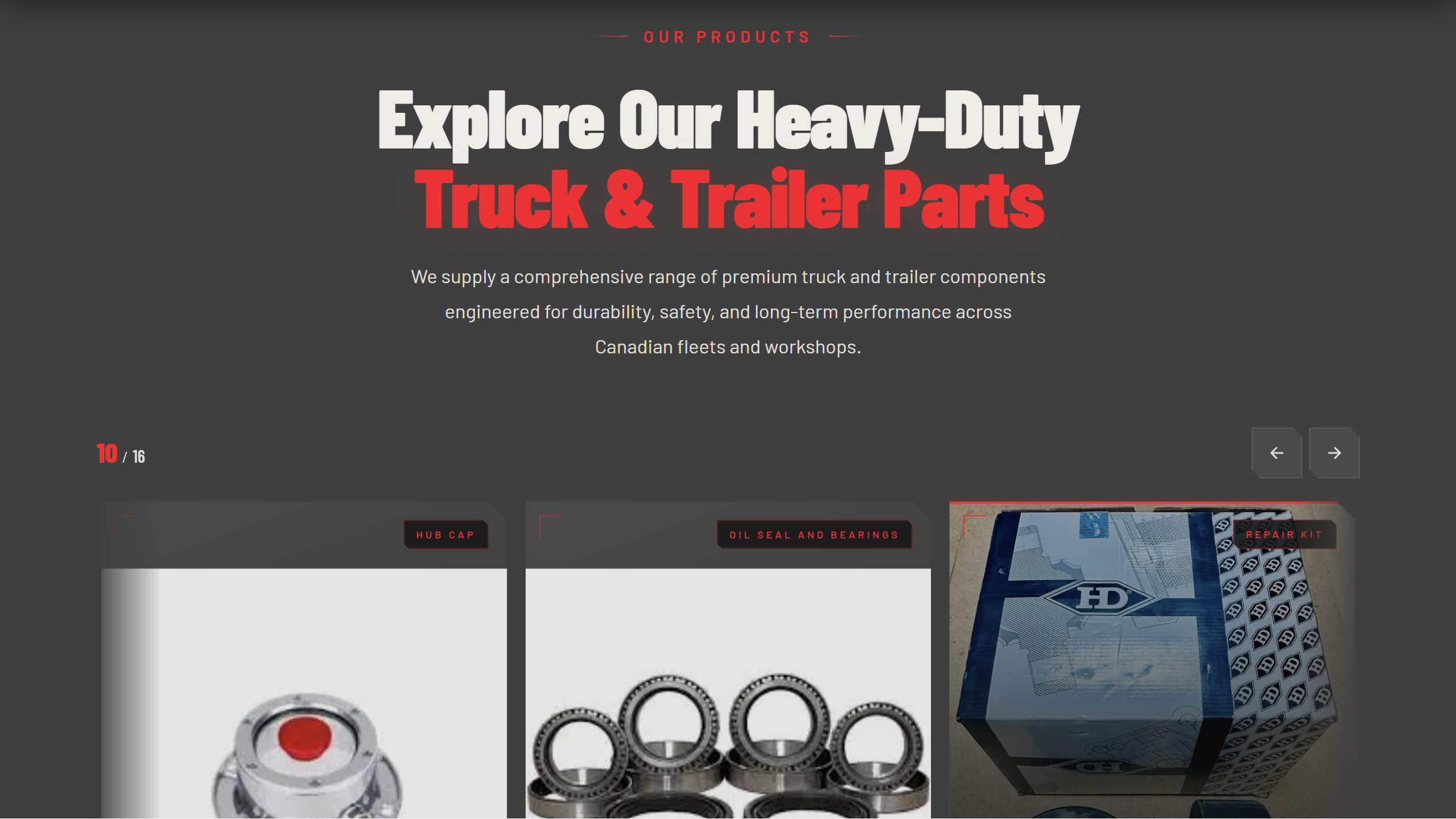 MSM Truck & Trailer Parts — wholesale and fleet account pricing experience